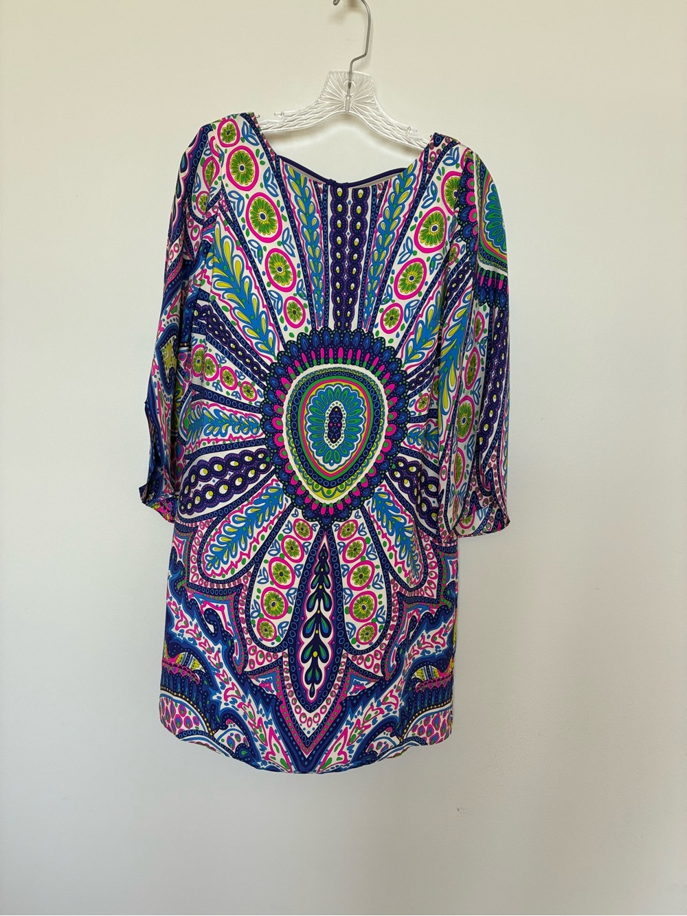 Alice & Trixie 100% Silk Multi Colored Fabulous Dress Sz XS